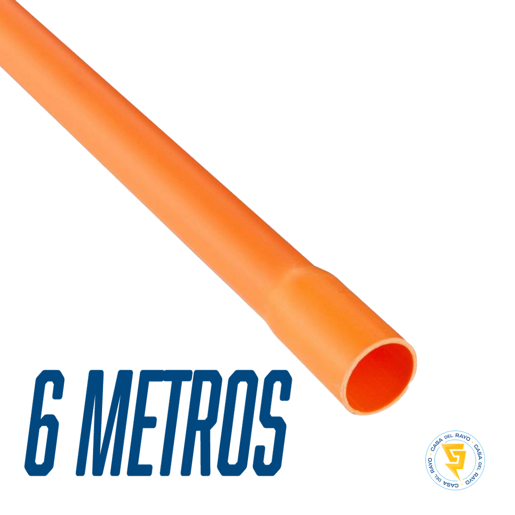 TUBO CONDUIT PVC 40MM X 6MTR (1.1/4